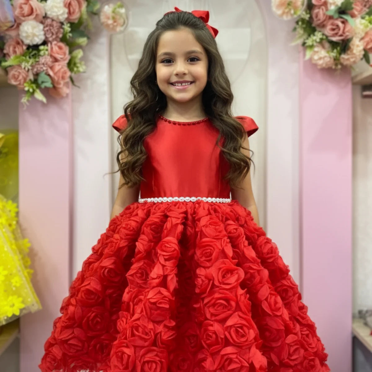 Falda flores